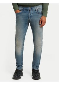 G-Star RAW - G-Star Raw Jeansy 3301 51001-D875 Niebieski Slim Fit. Kolor: niebieski