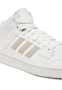 Adidas - adidas Buty do koszykówki Rapid Court Mid JR0190 Biały. Kolor: biały. Materiał: skóra. Sport: koszykówka #5