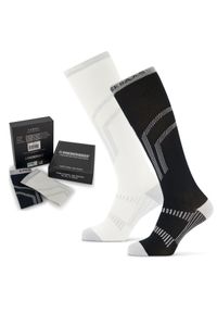 POEDERBAAS - Skarpety narciarskie dla dorosłych Poederbaas Pudełko upominkowe, 2 szt.. Kolor: czarny. Materiał: poliester, elastan. Sport: narciarstwo #1