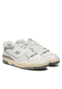 New Balance Sneakersy BB550PTC Biały. Kolor: biały. Materiał: skóra #5