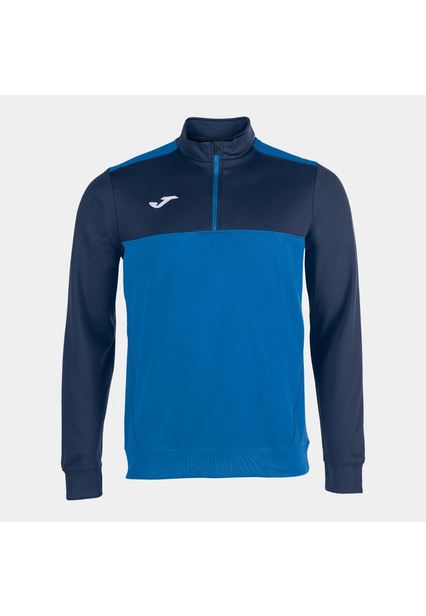 Bluza do piłki nożnej męska Joma Winner. Kolor: niebieski. Wzór: haft. Sport: piłka nożna