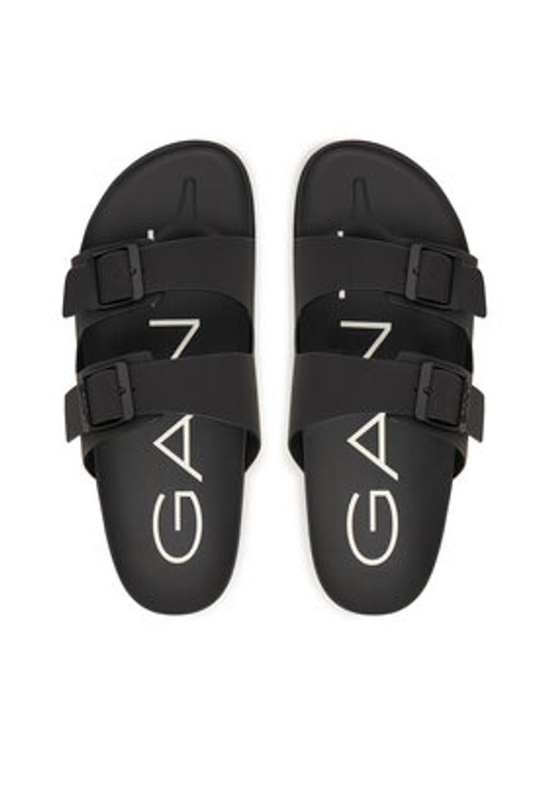 GANT - Gant Klapki 32634299 Czarny. Kolor: czarny. Materiał: skóra