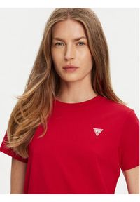 Guess Jeans T-Shirt W4YI10 J1314 Czerwony Regular Fit. Kolor: czerwony. Materiał: bawełna #5