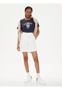 GANT - Gant T-Shirt Logo 4200849 Granatowy Regular Fit. Kolor: niebieski. Materiał: bawełna