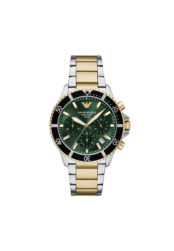 Zegarek Emporio Armani. Kolor: srebrny