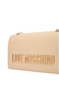 Love Moschino - LOVE MOSCHINO Torebka JC4192PP1PKD0129 Beżowy. Kolor: beżowy. Materiał: skórzane #6