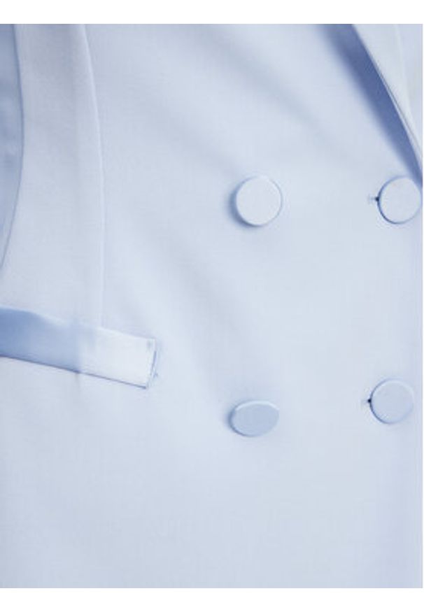 Imperial Marynarka JU25JAW Błękitny Slim Fit. Kolor: niebieski. Materiał: syntetyk