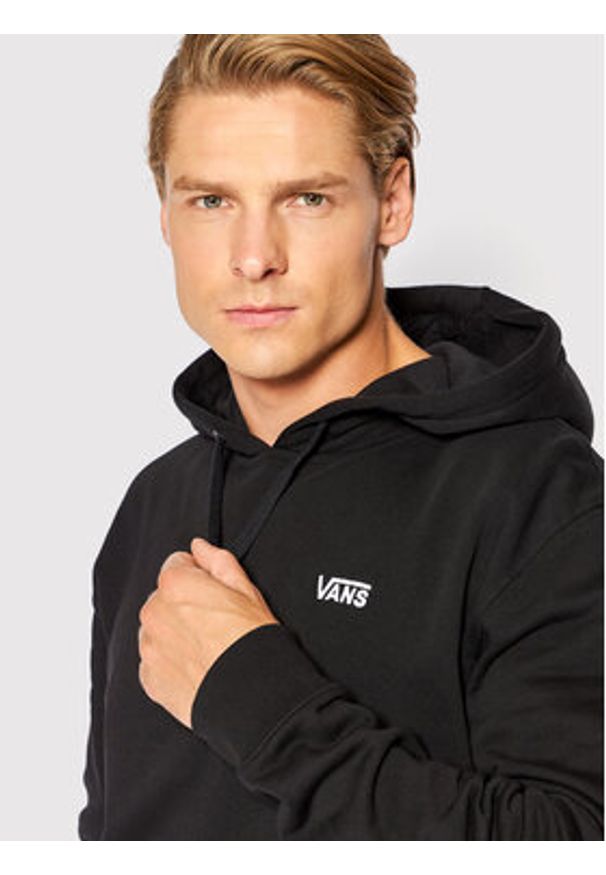 Vans Bluza Core Basic VN0A7YDV Czarny Regular Fit. Kolor: czarny. Materiał: bawełna