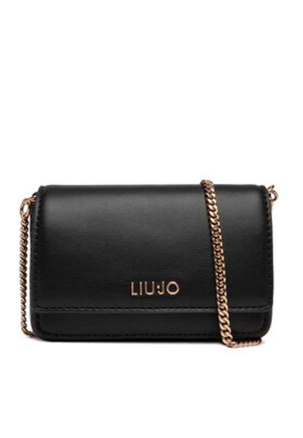 Liu Jo Torebka AA6229 E0958 Czarny. Kolor: czarny. Materiał: skórzane