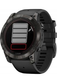 GARMIN - Smartwatch Garmin Garmin Fēnix® 7X Pro Sapphire Solar Edition Carbon Grey 010-02778-11. Rodzaj zegarka: smartwatch