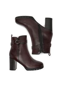 Lasocki Botki CEO-WB-DALILA-25 Bordowy. Kolor: czerwony. Materiał: skóra #5