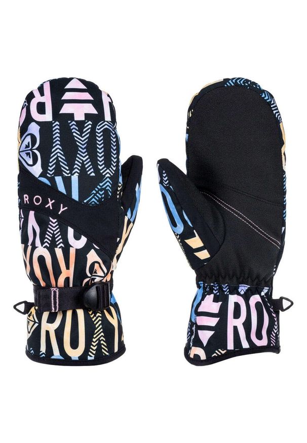 Roxy - Rękawice ROXY JETTY MITT GLOVE. Kolor: czarny. Materiał: poliester