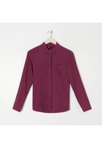 Sinsay - Koszula klasyczna - Bordowy. Kolor: czerwony. Styl: klasyczny #1