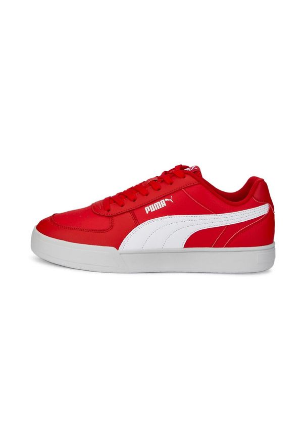 Buty do chodzenia męskie Puma CAVEN. Zapięcie: sznurówki. Kolor: czerwony. Materiał: guma, materiał, syntetyk. Szerokość cholewki: normalna. Sport: turystyka piesza