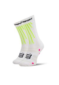 Compressport Skarpety wysokie unisex Aero XU00054B Biały. Kolor: biały. Materiał: syntetyk #1