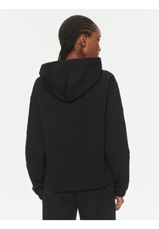 Calvin Klein Jeans Bluza Logo Elastic Hoodie J20J223078 Czarny Regular Fit. Kolor: czarny. Materiał: bawełna