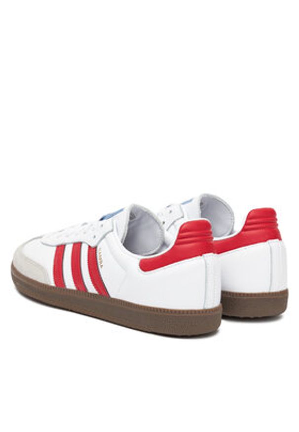 Adidas - adidas Sneakersy Samba Og IG1025 Biały. Kolor: biały. Materiał: skóra