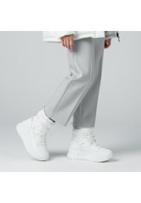 Białe Śniegowce Filippo Ciepłe Buty Damskie Na Platformie. Kolor: biały. Obcas: na platformie #1