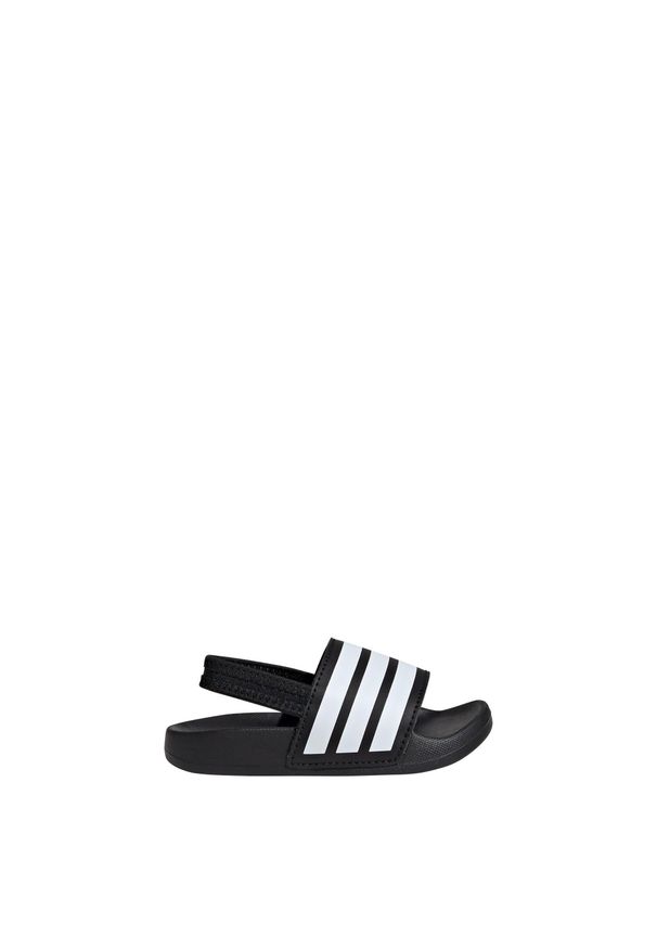 Adidas - Klapki adilette Estrap Kids. Kolor: czarny, biały, wielokolorowy