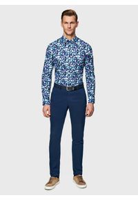 Pako Lorente - PAKO LORENTE – Koszula męska w kwiaty. Materiał: elastan, bawełna. Długość rękawa: długi rękaw. Długość: długie. Wzór: kwiaty. Sezon: wiosna #5