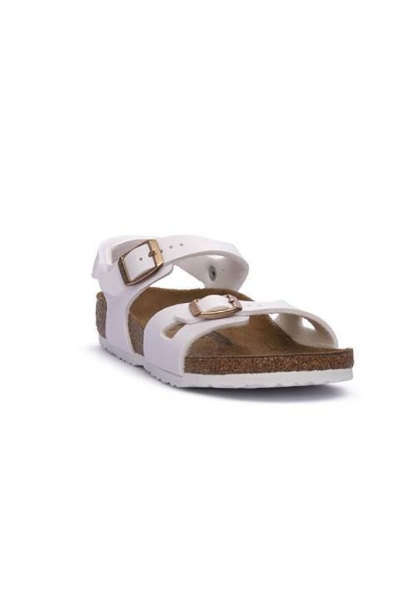 Buty do chodzenia dla dzieci Birkenstock Rio Hl. Zapięcie: klamry. Kolor: biały. Materiał: syntetyk, materiał