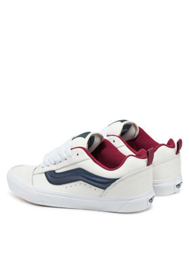 Vans Tenisówki Knu Skool VN000D22WTM1 Biały. Kolor: biały. Materiał: skóra