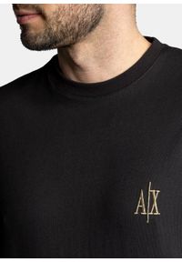 Koszulka męska czarna Armani Exchange 8NZTPW ZJ8YZ 1200. Kolor: czarny #2