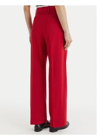 TOMMY HILFIGER - Tommy Hilfiger Spodnie materiałowe Timeless WW0WW48352 Różowy Straight Fit. Kolor: różowy. Materiał: syntetyk #3