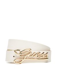Guess Pasek Damski BW9250 P5335 Biały. Kolor: biały. Materiał: skóra #1