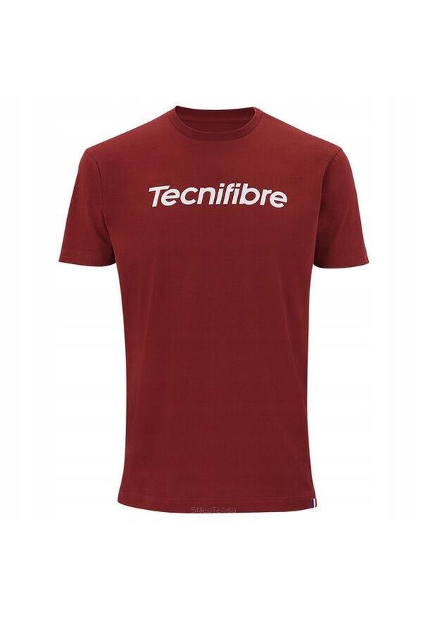 TECNIFIBRE - Koszulka tenisowa dziecięca Tecnifibre Club Tee T-shirt. Kolor: czerwony, biały, wielokolorowy. Sport: tenis