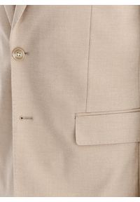 Pako Lorente - PAKO LORENTE – Beżowa marynarka męska. Kolor: szary, brązowy, beżowy. Materiał: wiskoza, poliester, elastan. Sezon: jesień #7