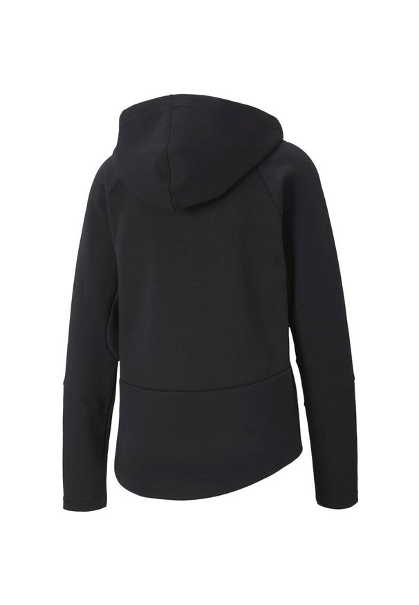 Bluza dresowa damska Puma EVOSTRIPE. Kolor: czarny. Materiał: dresówka