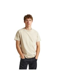 Koszulka Pepe Jeans Connor. Kolor: beżowy #2