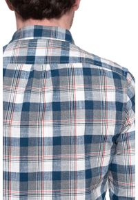 Lee - LEE BUTTON DOWN WASHED BLUE L880DMLR. Typ kołnierza: button down. Kolor: biały #8