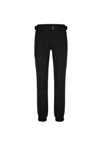 GLENMUIR - Damskie Spodnie Softshell Lupjana Czarne XL - Wodoodporne. Kolor: czarny. Materiał: softshell. Sport: turystyka piesza