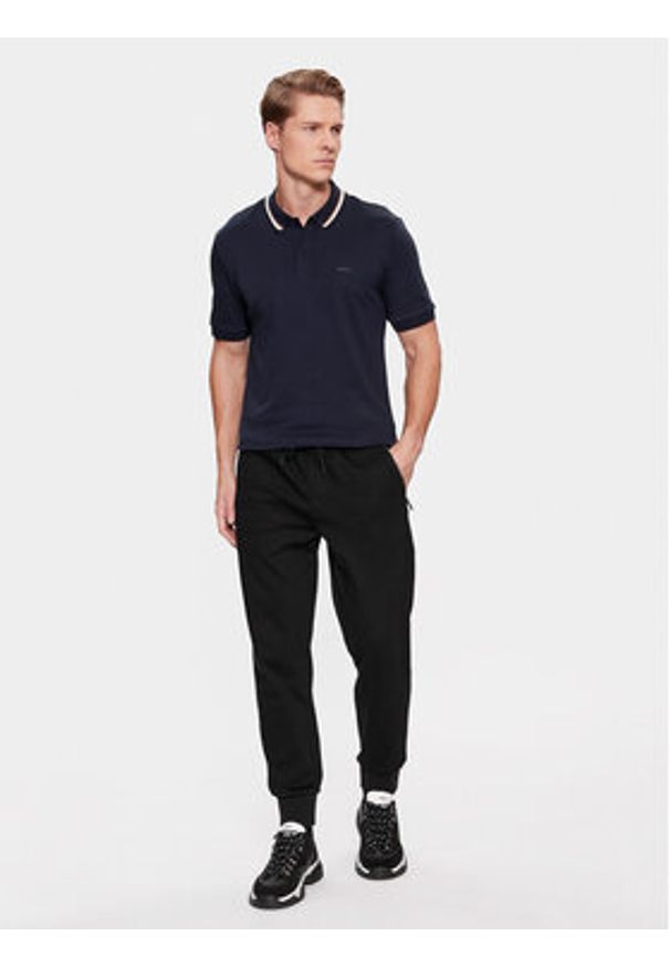 BOSS - Boss Polo Penrose 38 50469360 Granatowy Regular Fit. Typ kołnierza: polo. Kolor: niebieski. Materiał: bawełna