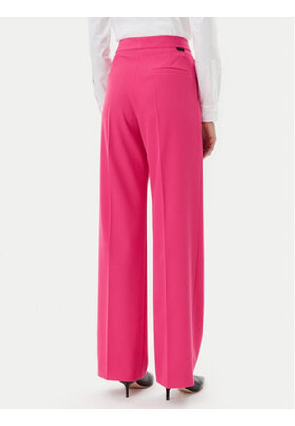 Hugo - HUGO Spodnie materiałowe Hambali 50537611 Różowy Relaxed Fit. Kolor: różowy. Materiał: syntetyk