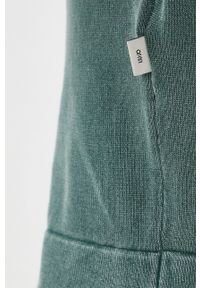 Liu Jo sweter bawełniany męski kolor zielony lekki. Kolor: zielony. Materiał: bawełna. Długość rękawa: raglanowy rękaw