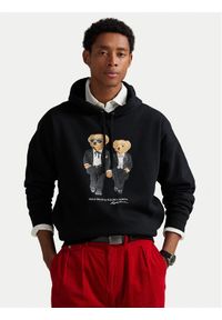 Polo Ralph Lauren Bluza 710981802001 Czarny Relaxed Fit. Typ kołnierza: polo. Kolor: czarny. Materiał: bawełna #1