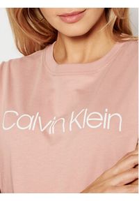 Calvin Klein T-Shirt Core Logo K20K202142 Różowy Regular Fit. Kolor: różowy. Materiał: bawełna #5