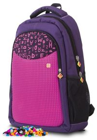 Pixie Crew Plecak szkolny, purpurowy w litery. Kolor: fioletowy #1