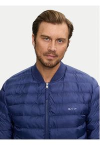 GANT - Gant Kurtka puchowa 7006300 Granatowy Regular Fit. Kolor: niebieski. Materiał: syntetyk