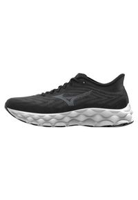 Buty do biegania męskie Mizuno Wave Sky 8. Kolor: wielokolorowy, czarny. Materiał: materiał, syntetyk. Szerokość cholewki: normalna. Model: Mizuno Wave