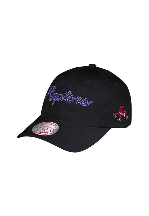 Czapka z daszkiem Mitchell & Ness Foundation Script Toronto Raptors. Kolor: czarny. Styl: sportowy