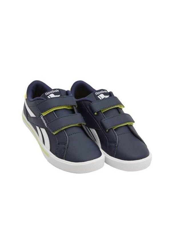 Buty do chodzenia dla dzieci Reebok Royal Complete 2. Zapięcie: rzepy. Kolor: niebieski. Materiał: guma, syntetyk, materiał. Szerokość cholewki: normalna. Model: Reebok Royal. Sport: turystyka piesza