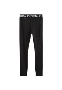 Puma - Damskie Legginsy Treningowe Strong Training Leggings. Kolor: czarny. Sport: turystyka piesza