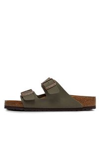 Birkenstock Klapki Arizona Birko-Flor nubuk 0151211 Szary. Kolor: szary. Materiał: skóra
