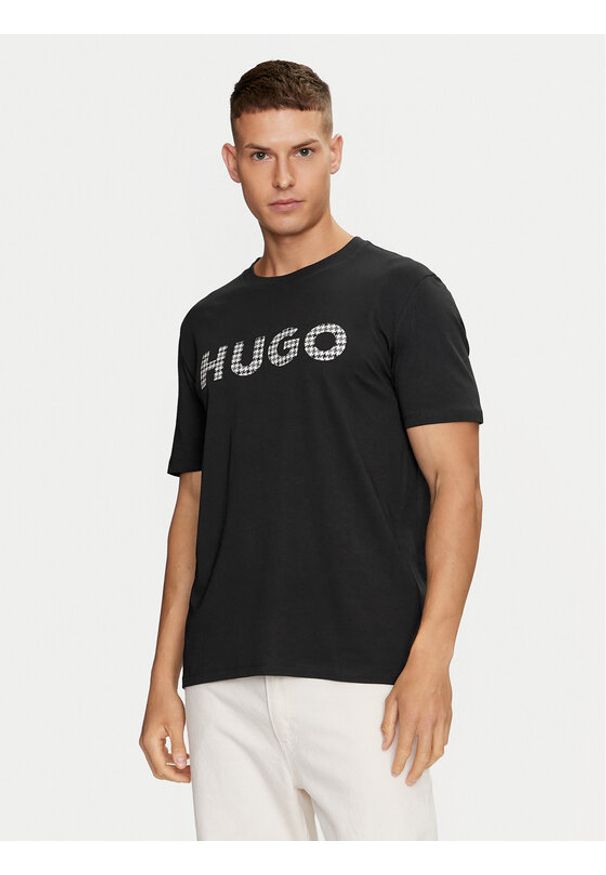 Hugo T-Shirt Dulivio_U243 50519724 Czarny Regular Fit. Kolor: czarny. Materiał: bawełna