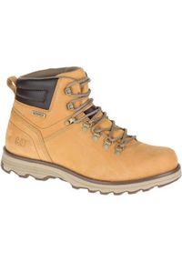 CATerpillar - Buty trekkingowe męskie Caterpillar Sire Waterproof. Wysokość cholewki: za kostkę. Zapięcie: sznurówki. Kolor: żółty. Materiał: materiał. Szerokość cholewki: normalna