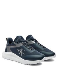 Calvin Klein Sneakersy Eva Runner Low Lace Ml Mix YM0YM00968 Granatowy. Kolor: niebieski. Materiał: materiał #6